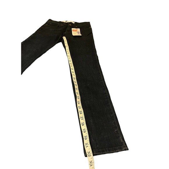 Signature Levi's Stacked Skinny Jeans Mens 29x30 Stretch Mid Rise Blue Dark Wash - Picture 10 of 11